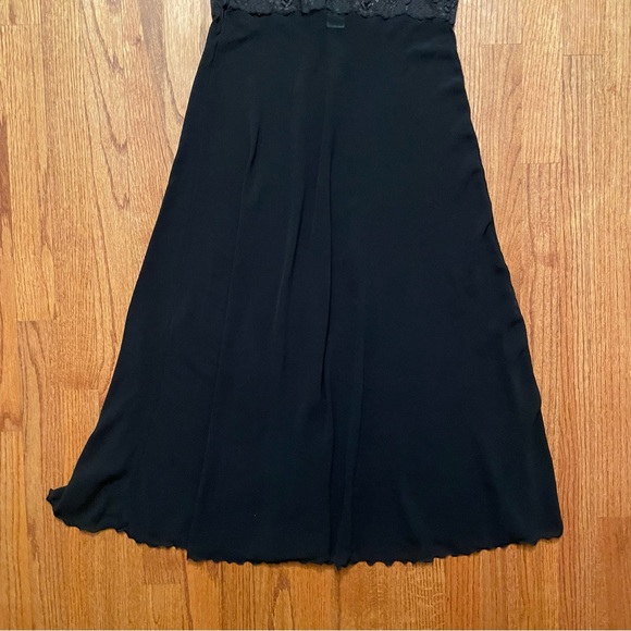 Neiman Marcus black lace silk slip size S - Picture 8 of 13